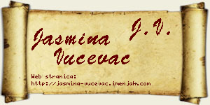 Jasmina Vučevac vizit kartica